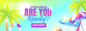 Spring Break Facebook Ads Template