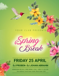 Spring Break Template | PosterMyWall
