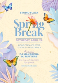 Spring Break Program Flyer Spring Break Party Flyer Template | PosterMyWall