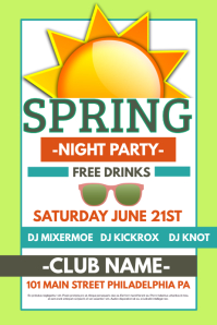 Spring Break Template | PosterMyWall