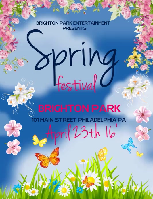Spring break flyer template | PosterMyWall