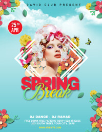 Spring Break Banner Template | PosterMyWall