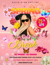 Spring break flyer template | PosterMyWall
