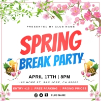 Spring Break Template | PosterMyWall