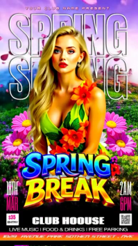 Spring Break  Instagram Story template