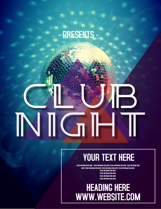 SPRING BREAK NIGHT PARTY AD FLYERS Template | PosterMyWall