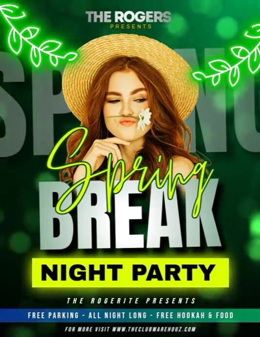 Copy of Spring Break Night Party | PosterMyWall