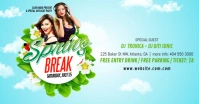 Spring Break Party Immagine condivisa di Facebook template