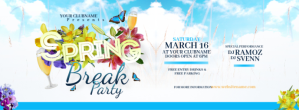 Spring Break Party Facebook Cover Photo template