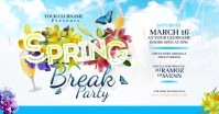 Spring Break Party Facebook Shared Image template