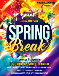 Spring Break Template | PosterMyWall