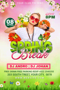 Spring Break Template PosterMyWall