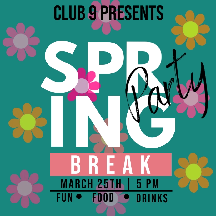 Posting Instagram Pesta Liburan Musim Semi Templat | PosterMyWall