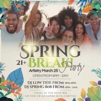 Spring Clean Party Invite Spring Party Invitation Template | PosterMyWall