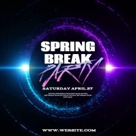 SPRING BREAK PARTY TEMPLATE Carré (1:1)
