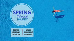 spring break pool party Facebook-omslagvideo (16: 9) template