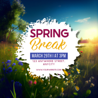 Spring Break Template | PosterMyWall