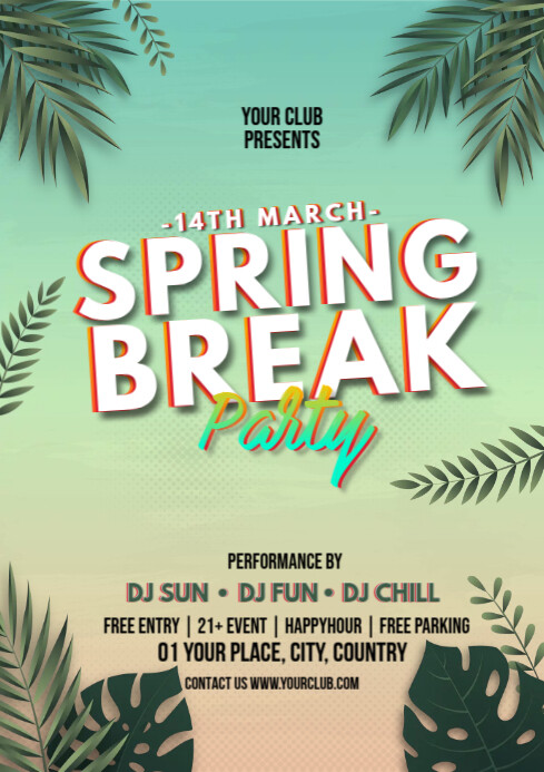 Spring Breakers Poster