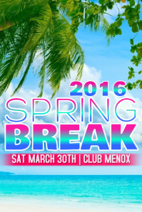Spring Break Event Graphics Spring Break Template | PosterMyWall