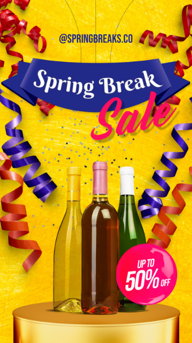 Spring Break Sale 2022 Template | PosterMyWall