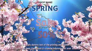 Spring Sale Digitalt display Template