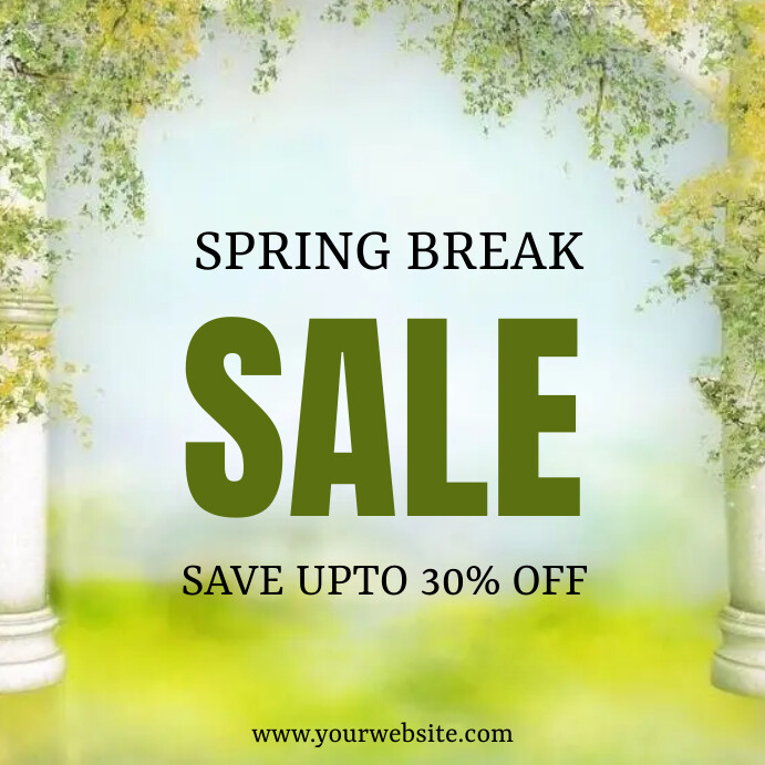 Spring Break Sale Template | PosterMyWall