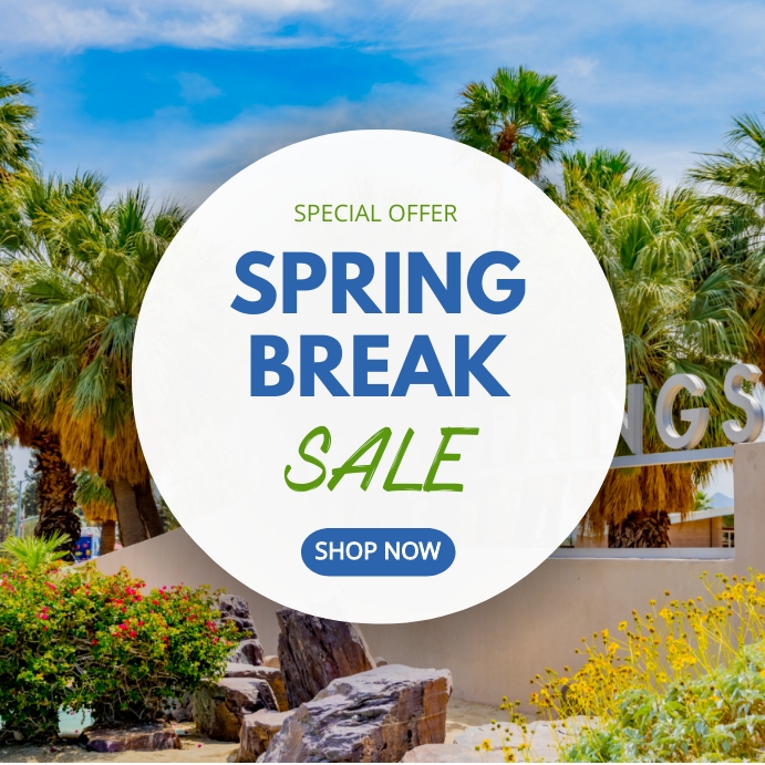 Spring Break Sale Template | PosterMyWall