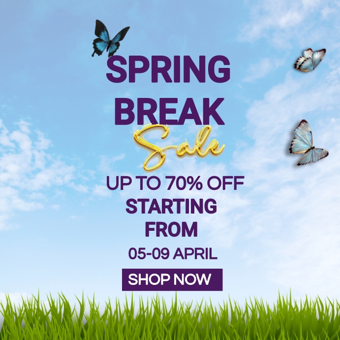 Plantilla de spring break sale | PosterMyWall