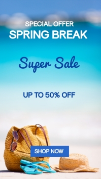 spring break template | PosterMyWall