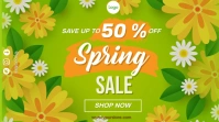 Spring Break Sales Digital Display (16:9) template