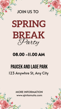 Spring Break Template PosterMyWall