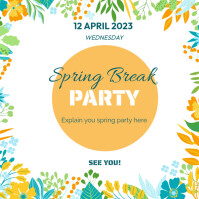 Spring Break Template PosterMyWall