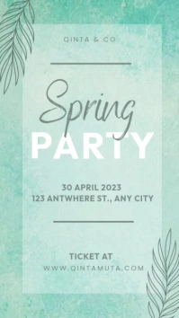 spring break template Instagram na Kuwento