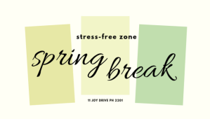 Spring Break Templates Blog Header