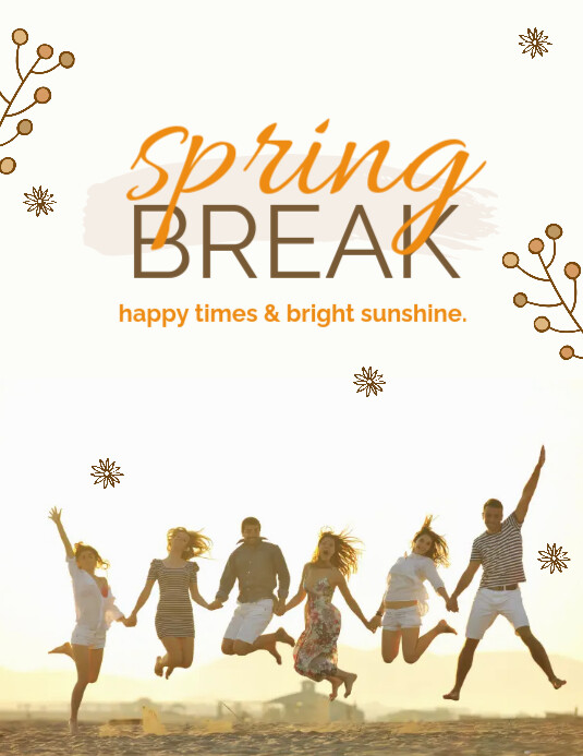 Spring Break Templates | PosterMyWall