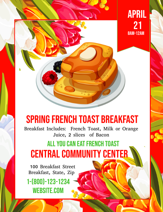 Copy of Spring Breakfast Event | PosterMyWall
