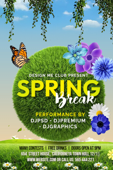 Copy of Spring Brings Colour Flower Ads | PosterMyWall