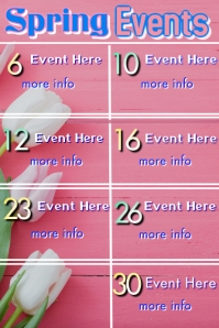 17,890+ Free 'spring schedule' Design Templates | PosterMyWall