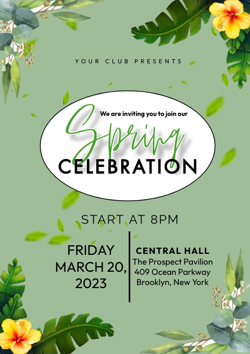 Spring Celebration Template | PosterMyWall