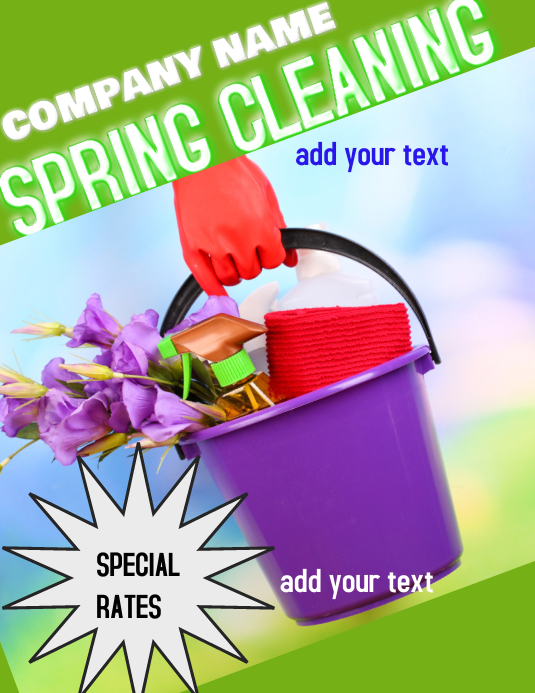 SPRING CLEANING Template | PosterMyWall