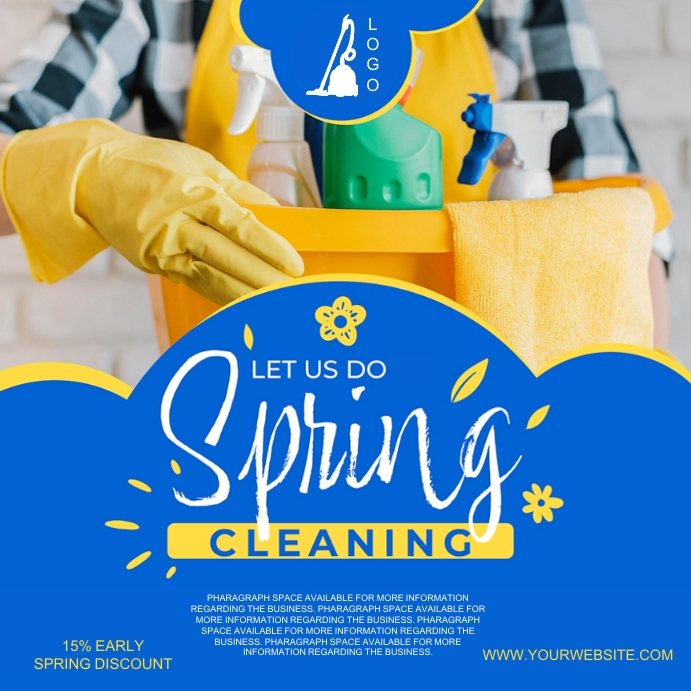 Copy of SPRING CLEANING COMPANY AD FLYER TEMPLATE | PosterMyWall