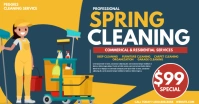 Spring cleaning Facebook Shared Image template