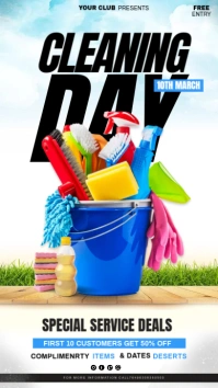 Spring cleaning Instagram Story template