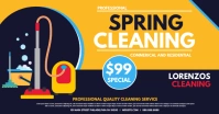 Spring cleaning Facebook Shared Image template