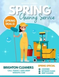 Spring cleaning Flyer (US Letter) template