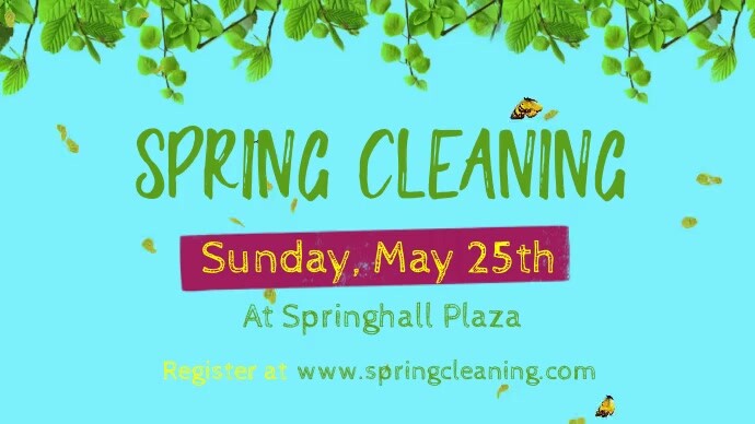 Spring Cleaning Template | PosterMyWall
