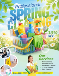 Spring Cleaning Flyer (us Letter) template