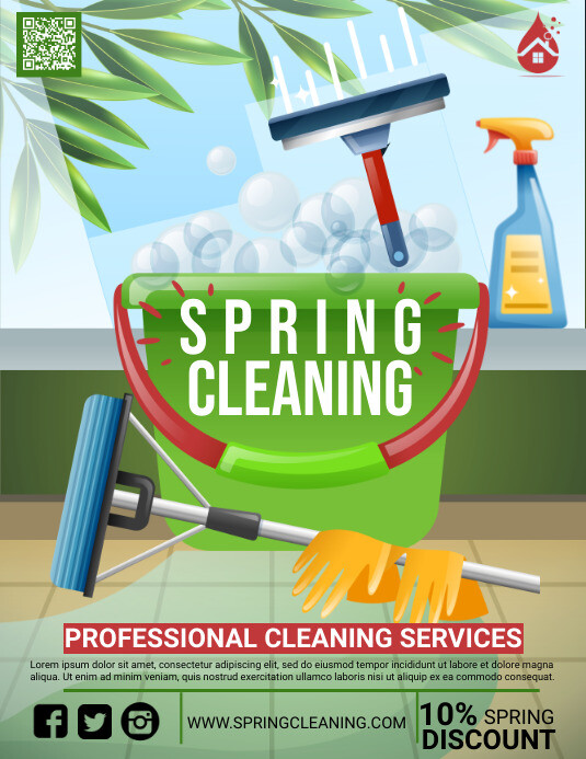 Spring Cleaning Flyer Template | PosterMyWall