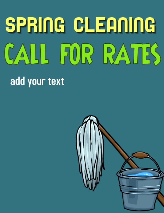 SPRING CLEANING Template PosterMyWall