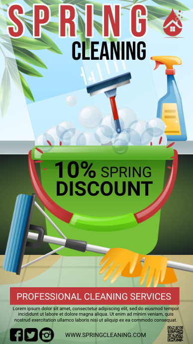 Copy of Spring Cleaning Post | PosterMyWall